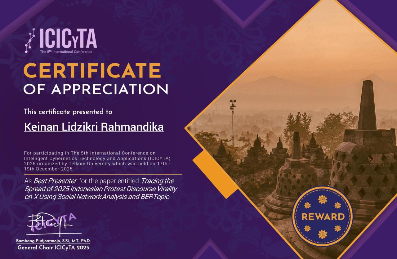 Best presenter certificate